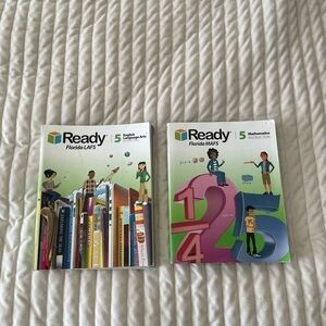 i-Ready 5th Grade Mathematics Book and 5th Grade English Language Arts Book